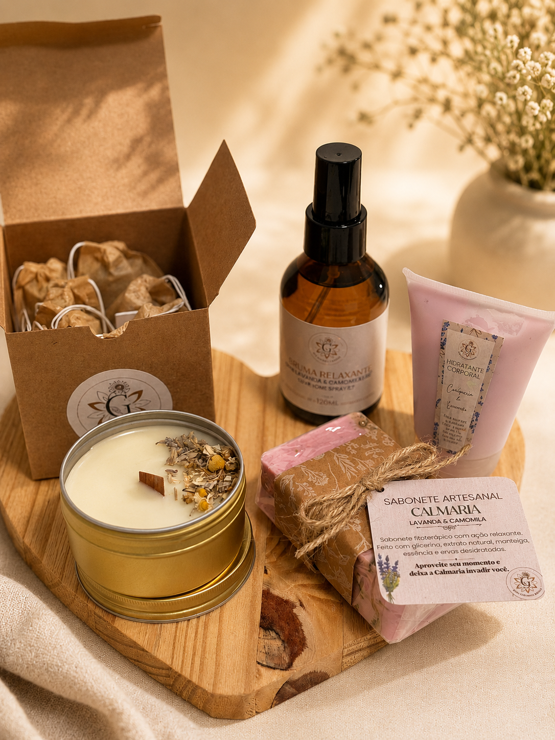 🌸 Kit Deixa a Calmaria Entrar — Lavanda & Camomila