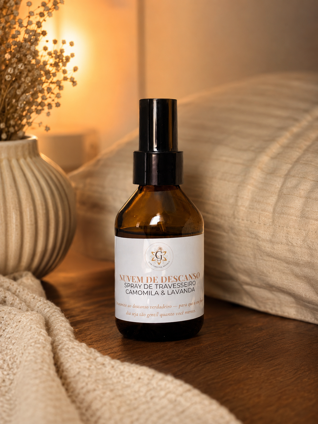 Nuvem de Descanso ✨ Bruma para Travesseiro | Camomila & Lavanda