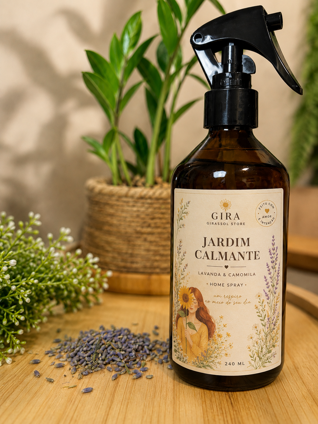 🌿 Home Spray Jardim Calmante — Lavanda & Camomila